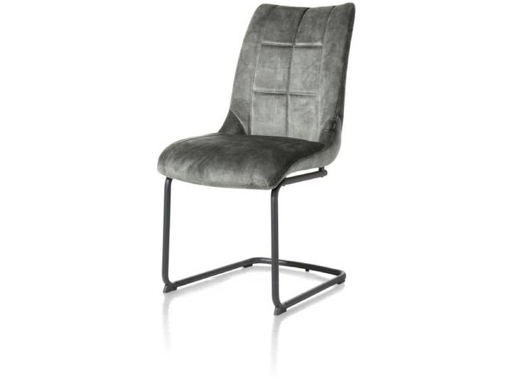 2er Set Henders & Hazel Mischa Esszimmerstuhl Swing + Handgriff Stoff