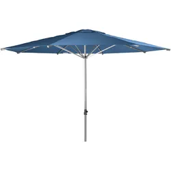Doppler Sonnenschirm / Großschirm "Alu Expert Teleskop 400", inkl. Schutzhülle,dunkelblau,Ø 400 cm
