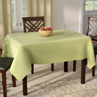 Violet Linen European Solid Linen Look Pattern Tablecloth