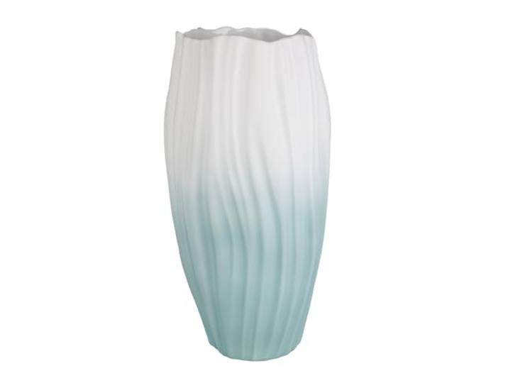Vase Spirulina Türkis 40 cm Colori