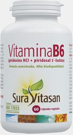 SURA VITASAN VITAMINA B6 60 CAPSULAS