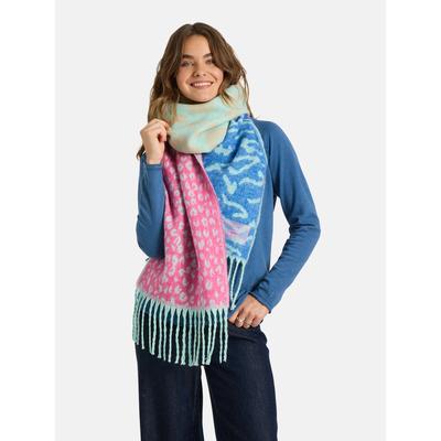 Schal LIEBLINGSSTÜCK "Damen-Schal", Damen, Gr. onesize, bunt (459, nautical blau), Wollmischung, Modetücher Schal, mit Woll-Anteil