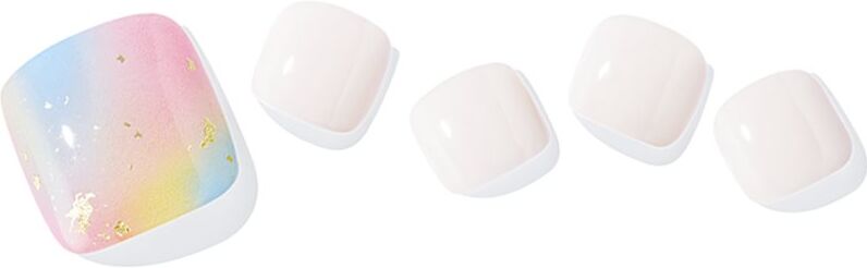 ohora Semi Cured Gel Pedicure Strips P Dreamlike Autocollants pour ongles pieds teinte PD-097 1 pcs