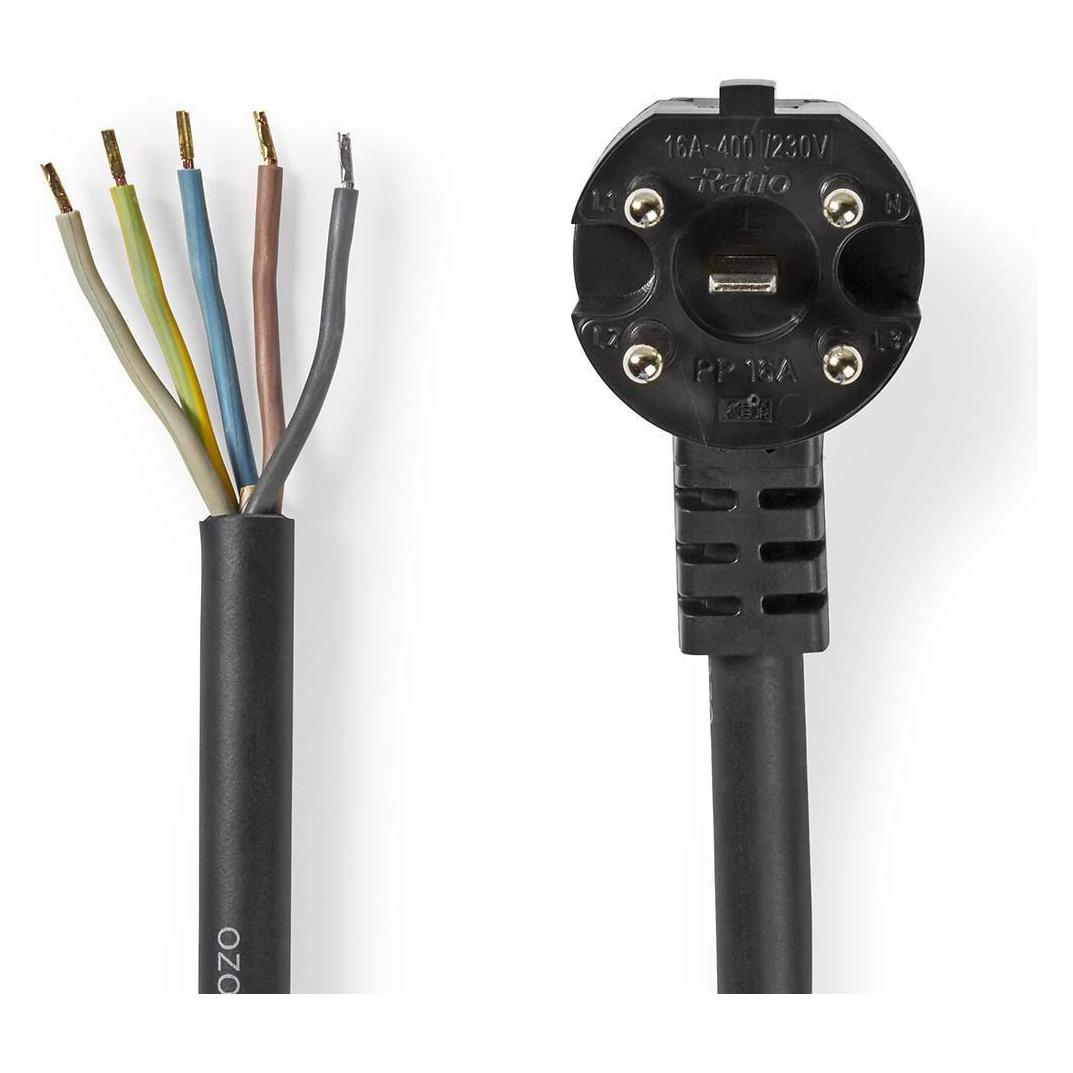 Nedis Ofen Netzkabel Perilex Open 1.50 m Schwarz (1.50 m) (STPC110PBK15)