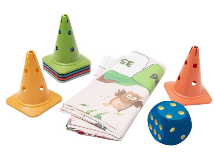 Betzold Spiel XXL-Outdoor-Leiterspiel Tier Rallye, Gesellschaftsspiel