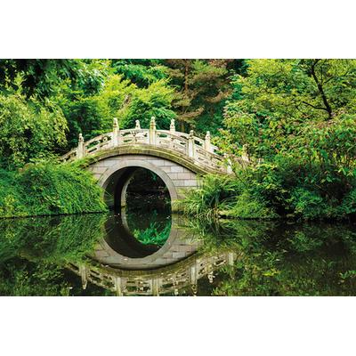 Fototapete PAPERMOON "Japanese Garden", bunt, B:4m L:2,6m, Vlies, Tapeten