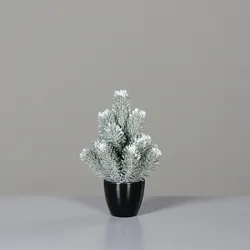 dpi Künstlicher Weihnachtsbaum mit Schnee im Topf, 24 cm