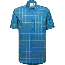Mammut Mountain Shirt Herren Kurzarmhemd  deep ice-highlime S