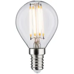 Paulmann LED Tropfen Filament   E14 230V 470lm 4,8W 2700K dimmbar Klar 28690