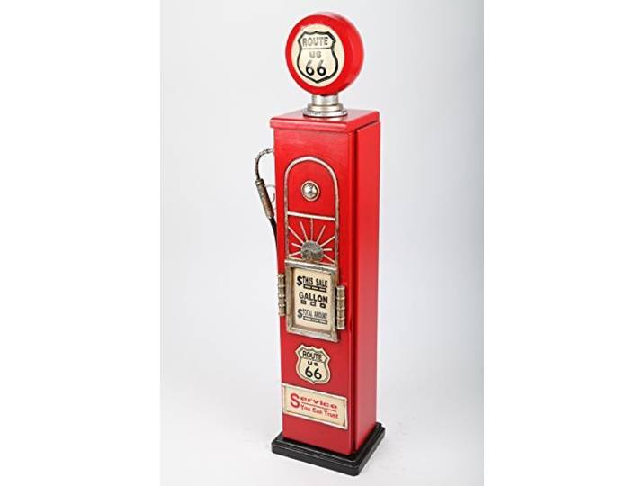 point home Design-Schrank Zapfsäule, Retro, rot, 105cm