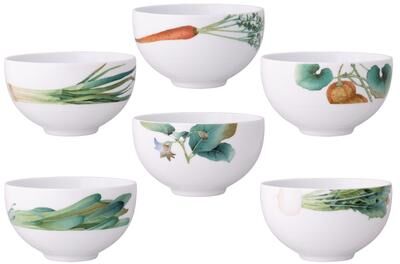 "Noritake Kyoka Shunsai Set of 6 Assorted Bowls, 5.25"", 21 oz."