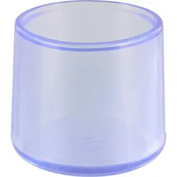 WAGNER Kappen für Stahlrohr rund 4tlg. - Ø 20/24 x 23 mm, Abrieb 5 mm, Kunststoff transparent - 15067299