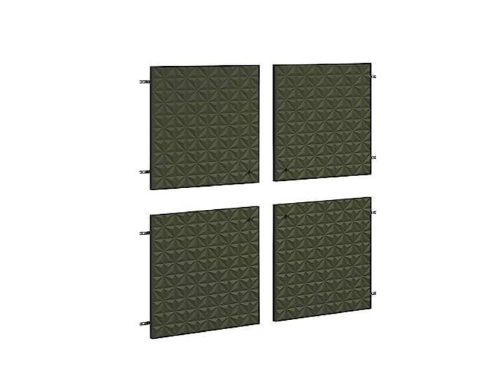 Schrank-Front Sentra Dark Green · B 60 x H 60 cm 4er Set Tiefziehfront · einfacher Frontwechsel · passend für Highboard 862