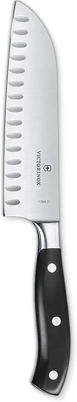 Victorinox Grand Maitre Santoku Mes - 17 cm, Zwart/RVS