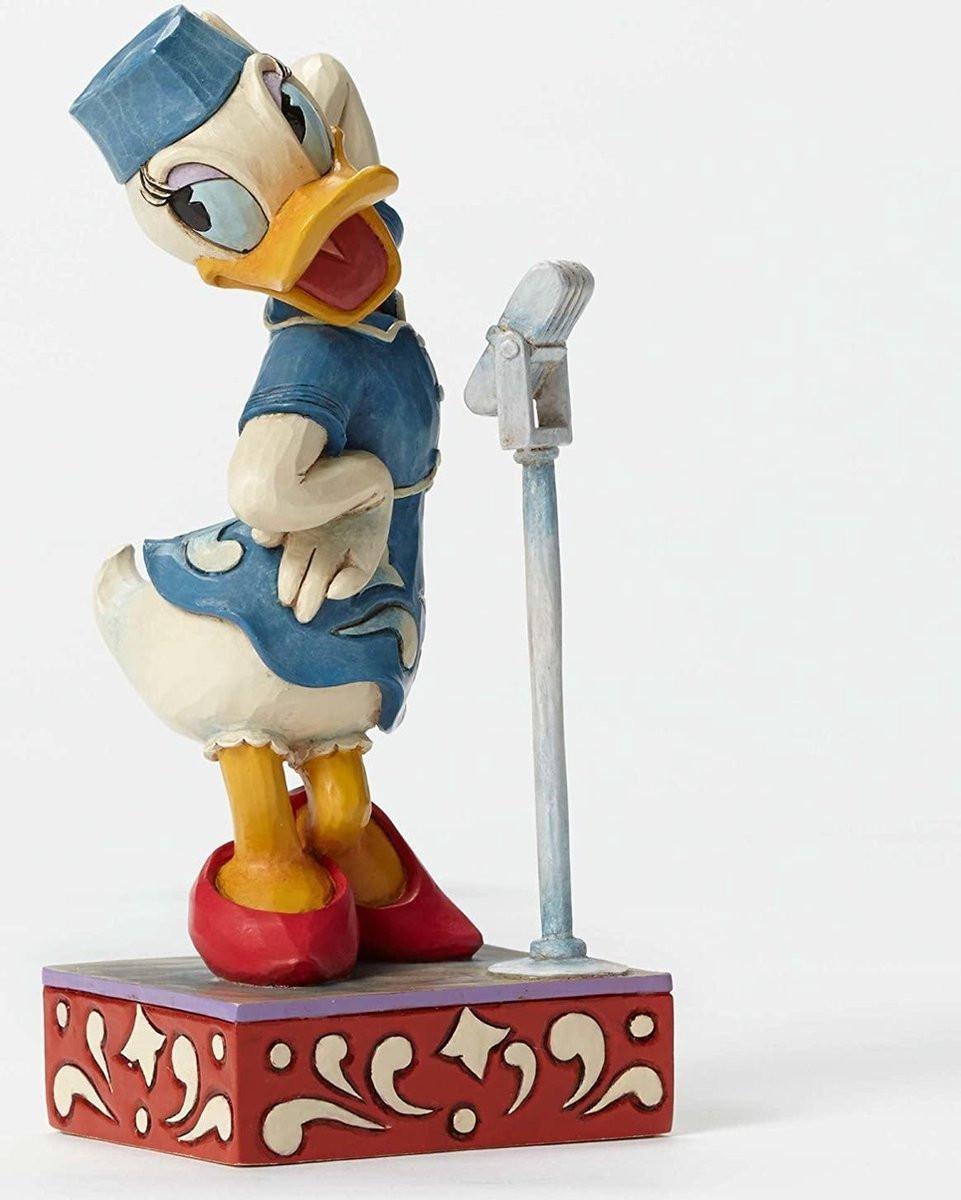 Jim Shore Disney Traditions Katrien Daisy Duck Swinging Melody Figuur