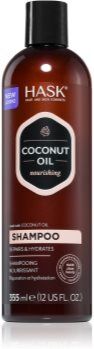 HASK Monoi Coconut Oil champô de cuidado para cabelo brilhante e macio 355 ml. Monoi Coconut Oil