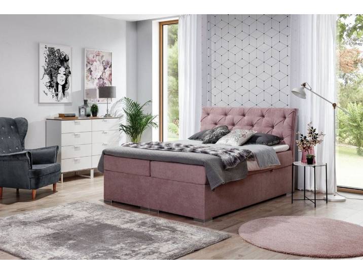 Xlmoebel Polsterbett Chesterfield Polsterbett von XLMOEBEL in eleganter Farbwahl (Polsterbett, 1-tlg., Chesterfield Polsterbett), Made in Europa