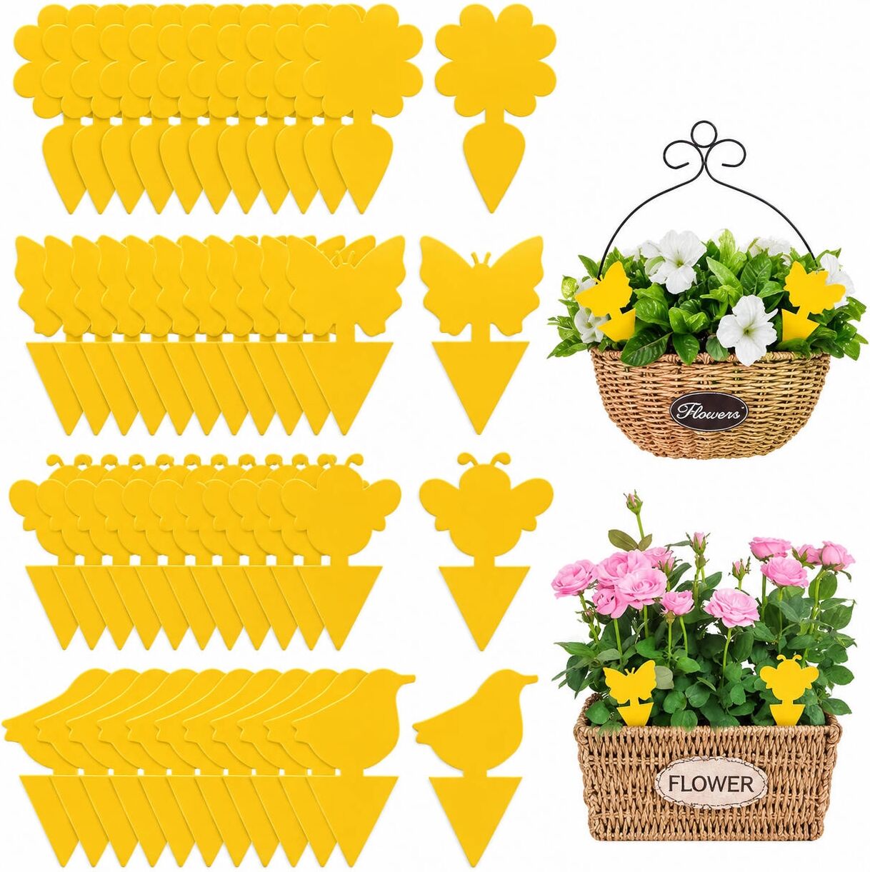 INF Pack de 48 attrape-mouches – Piège à mouches