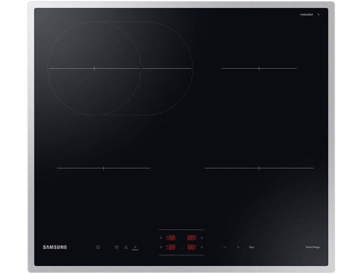 Samsung Induktions-Kochfeld NZ6000K NZ64B4015HK/U1, Höhe des Kochfelds beträgt nur 44mm & Ideal für ovale Pfannen & Töpfe
