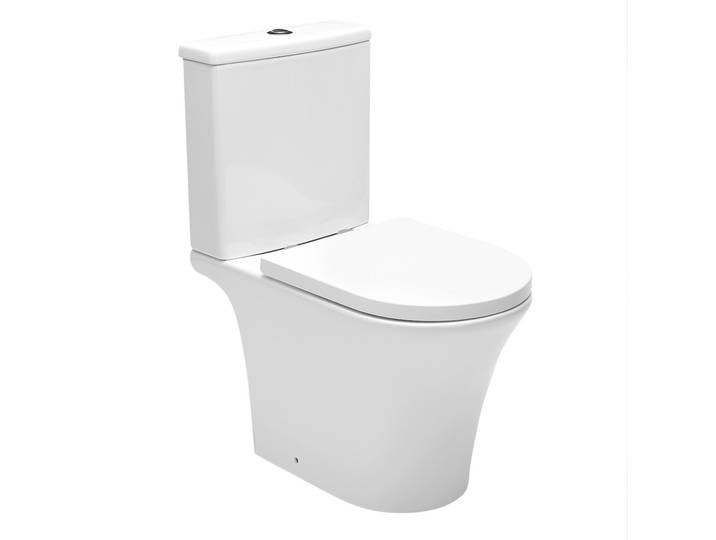 Combi WC à poser sans bride, avec abattant softclose - remplissage par le bas (SATBRE030RREXVP-SP)