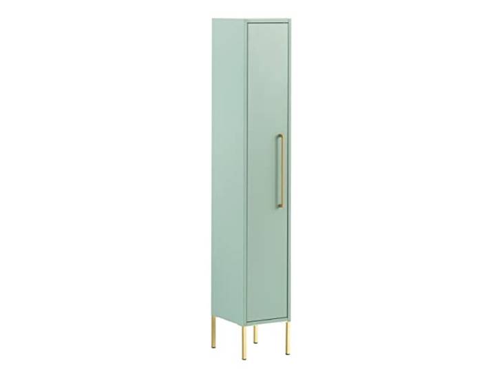 Schildmeyer Highboard Gloria, houtmateriaal, 1 deur, mint/goud