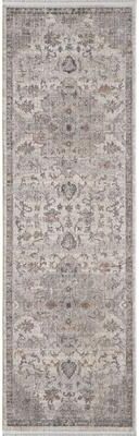 Domani Greige Distressed And Modern Oriental Area Rug