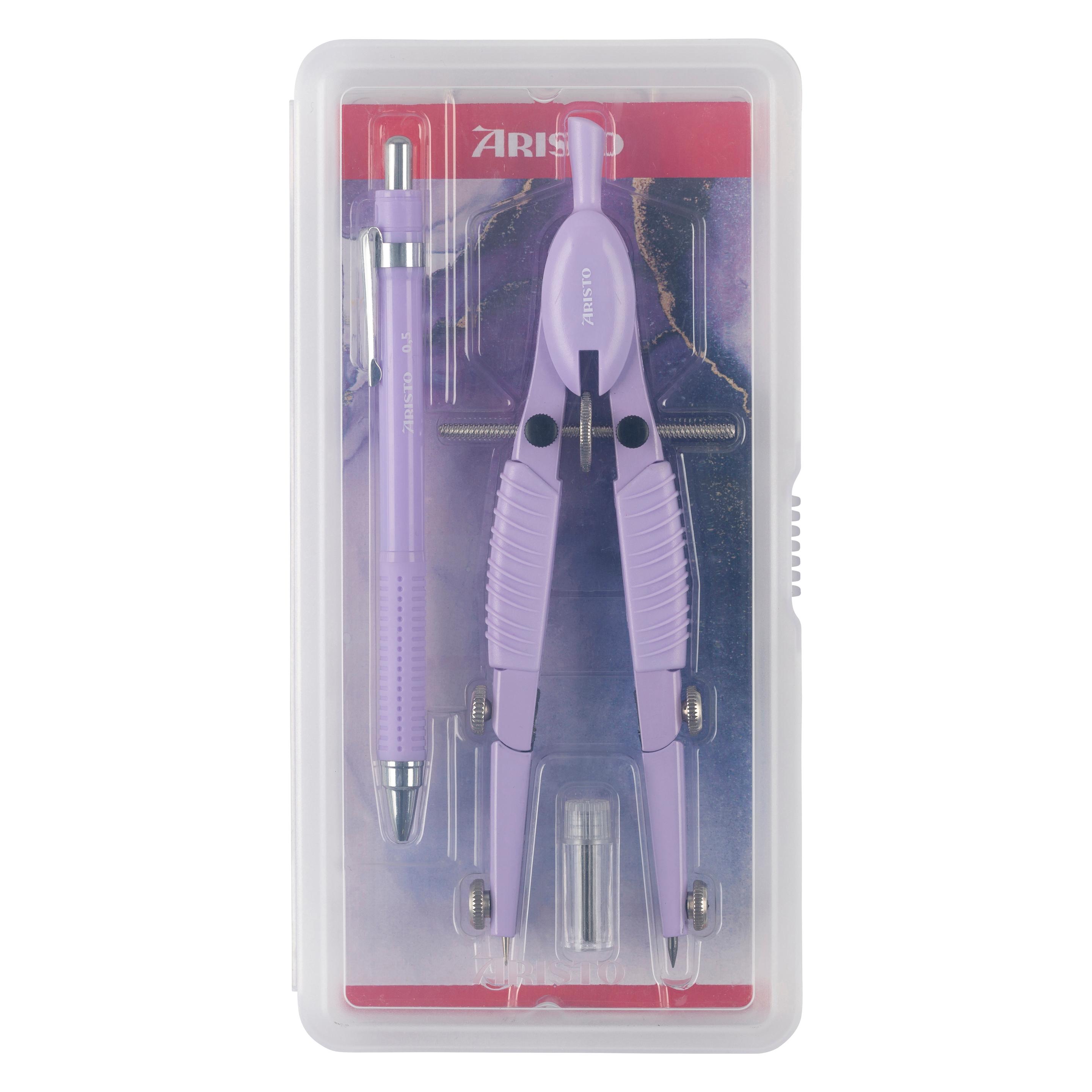 Aristo TopLine Zirkel mit Studio Pen Art Series lavender (AR55810)