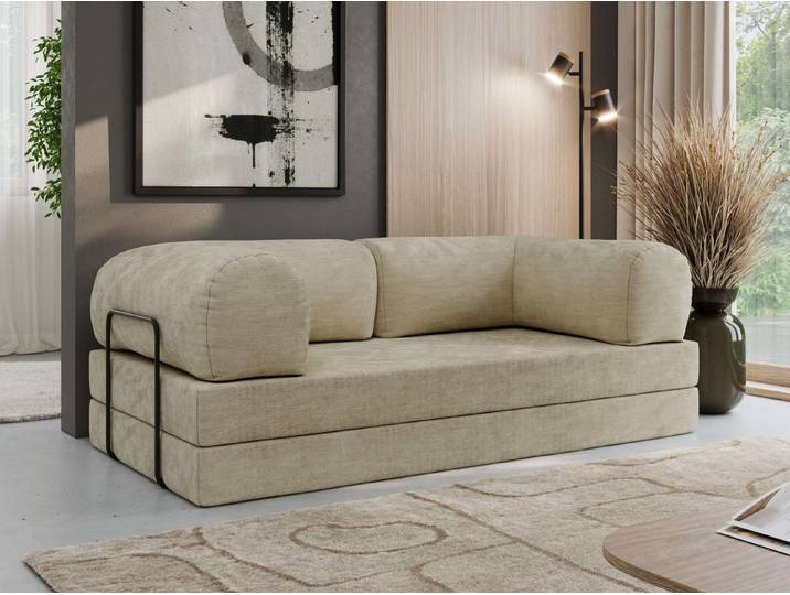 MKS MÖBEL Sofa ORSETTO, Set, Schlafsofa, HR- und T30-Schaum, stabiler Metallrahmen, flexibel konfigurierbar