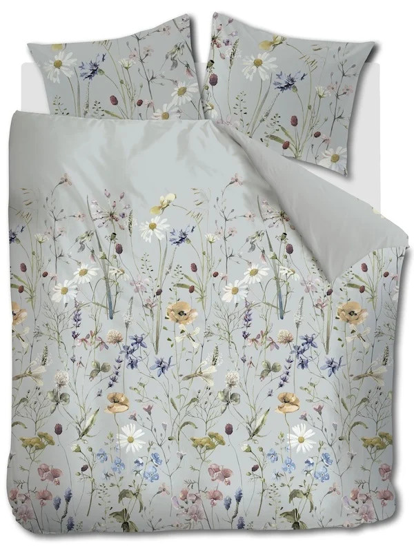 Ariadne at Home Bloom Blauw dekbedovertrek voor volwassenen