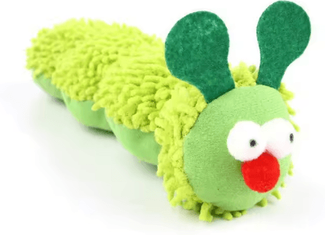 Inspire Picks Interactive Plush Cat Toy Bite Resistant Animal Toy For Play & Boredom Relief green