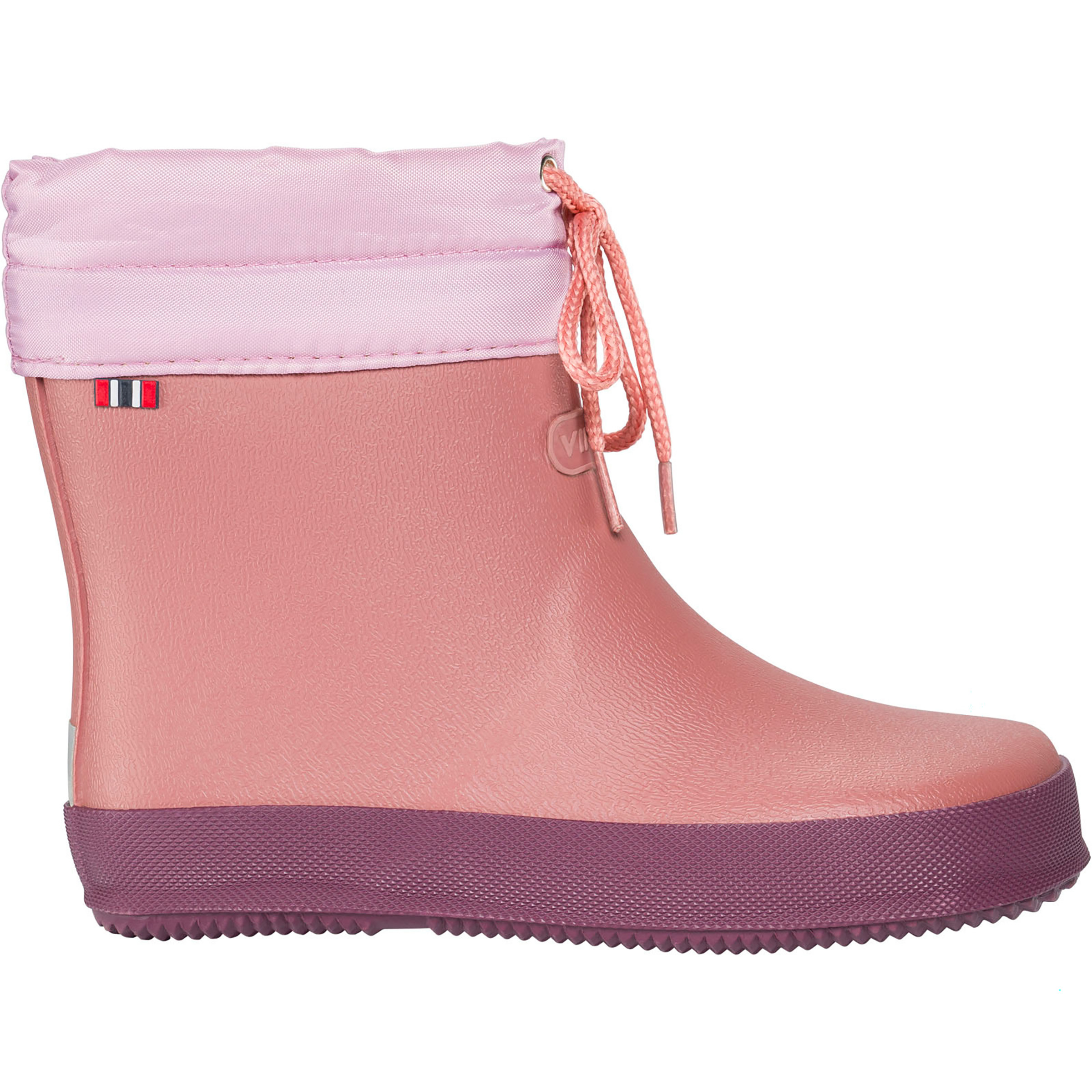 Viking Alv Barefoot Gummistiefel Kinder Gummistiefel rosa Größe 23 Lifestyle Wasserdicht