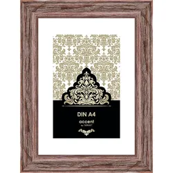 Bilderrahmen Vintage 21 x 29,7 cm Holz Braun