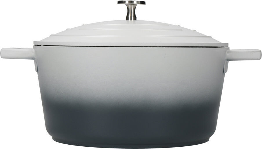 MasterClass Cast Aluminum Round Casserole Grey Ombre 3.79L