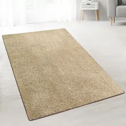 Karat homeliving Shaggy-Teppich auf Maß   Barcelona   Beige 70
