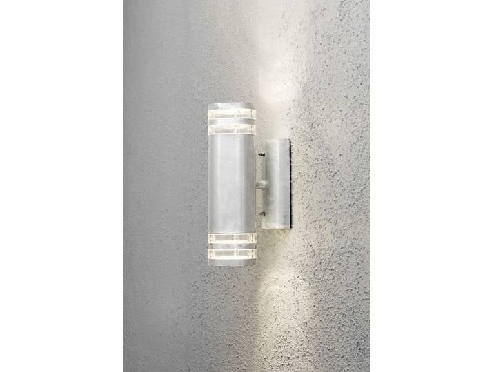 Konstsmide Modena Long Up&Down Applique murale en acier galvanisé avec verre acrylique transparent