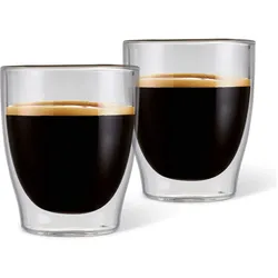 Tchibo - 2 Doppelwandige Espresso Gläser - transparent