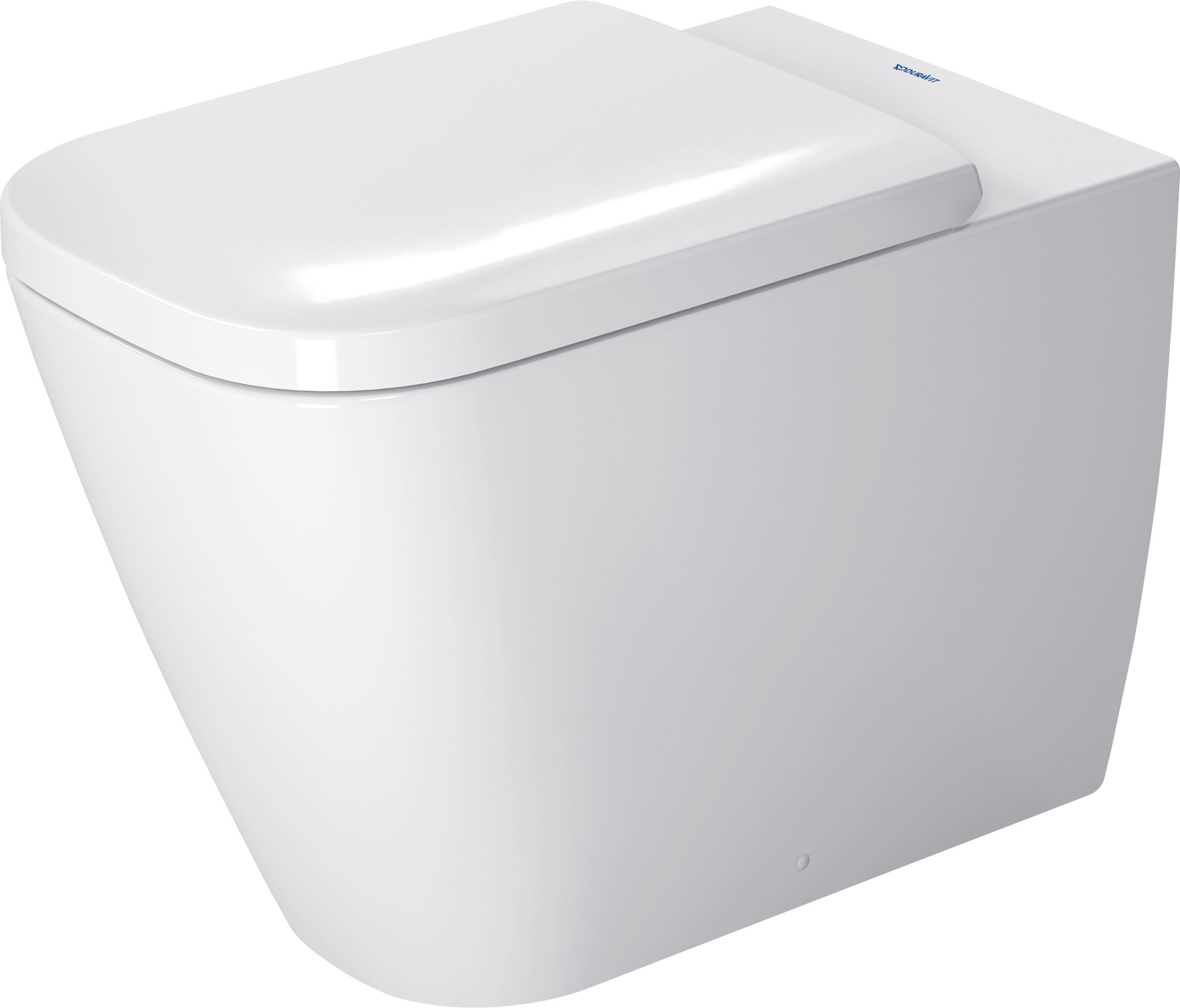 Duravit Happy D.2 stand Happy D.2 WC 2159092000 blanc, HygieneGlaze, dos au mur