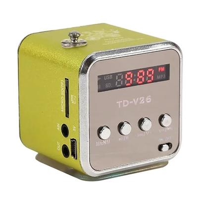Tragbarer Mini-Stereo-Audio-Lautsprecher, Musik-Player, FM-Radio, TF-Karte, U-Disk-Unterstützung
