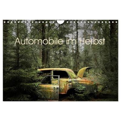 Automobile im Herbst (Wandkalender 2027 DIN A4 quer), CALVENDO Monatskalender
