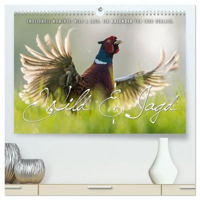 Emotionale Momente: Wild und Jagd. (hochwertiger Premium Wandkalender 2027 DIN A2 quer), Kunstdruck in Hochglanz