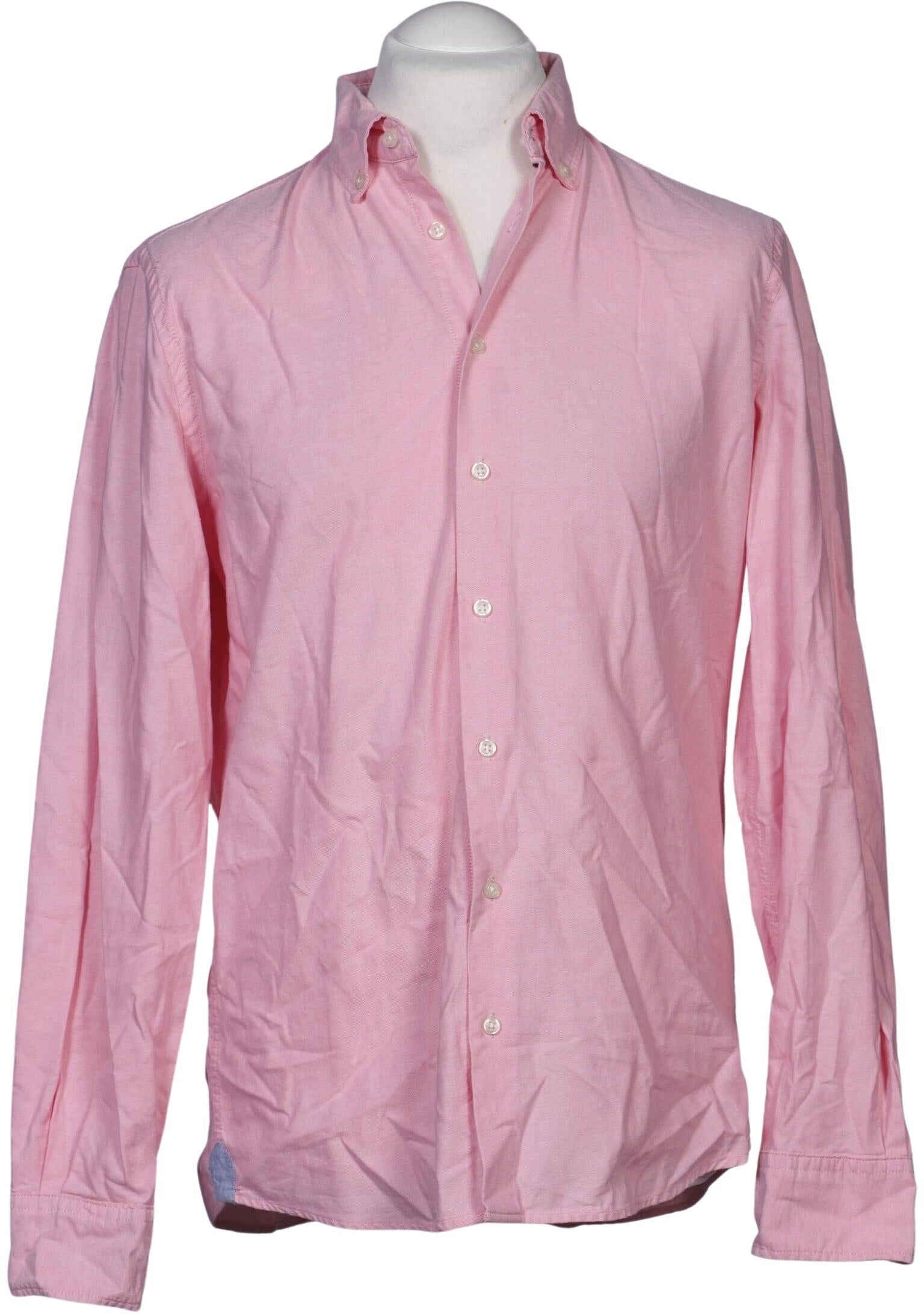 Montego Herren Hemd, Pink, Gr. M, Baumwolle - Second Hand