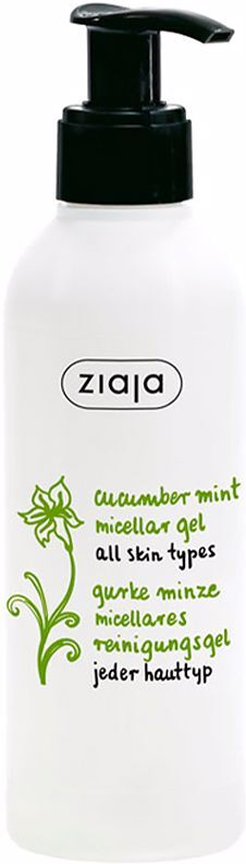 Ziaja Gel nettoyant micellaire Concombre Et Menthe 200 ml