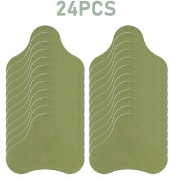 Healfit Counter Mugwort Self Heating Care Patch For Neck, Back, Knees, Non Woven Acupuncture Heat Patches, Winter Pain Relief Pads 24 Pcs