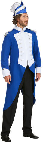 buttinette Gardefrack im Major-Stil, blau