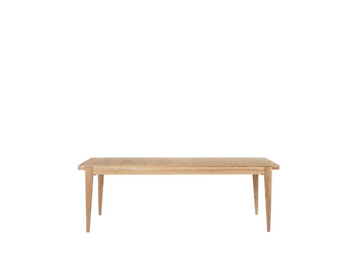 GUBI S-table Esstisch Oak matt lacqured, extendable