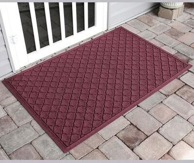 Bungalow Dba Matterly Cordova Estates Doormat 52 x 34, 52 x 34, Burgundy