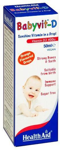 HealthAid Babyvit-D Drops 400iu Newborns 50 ml 50 ml
