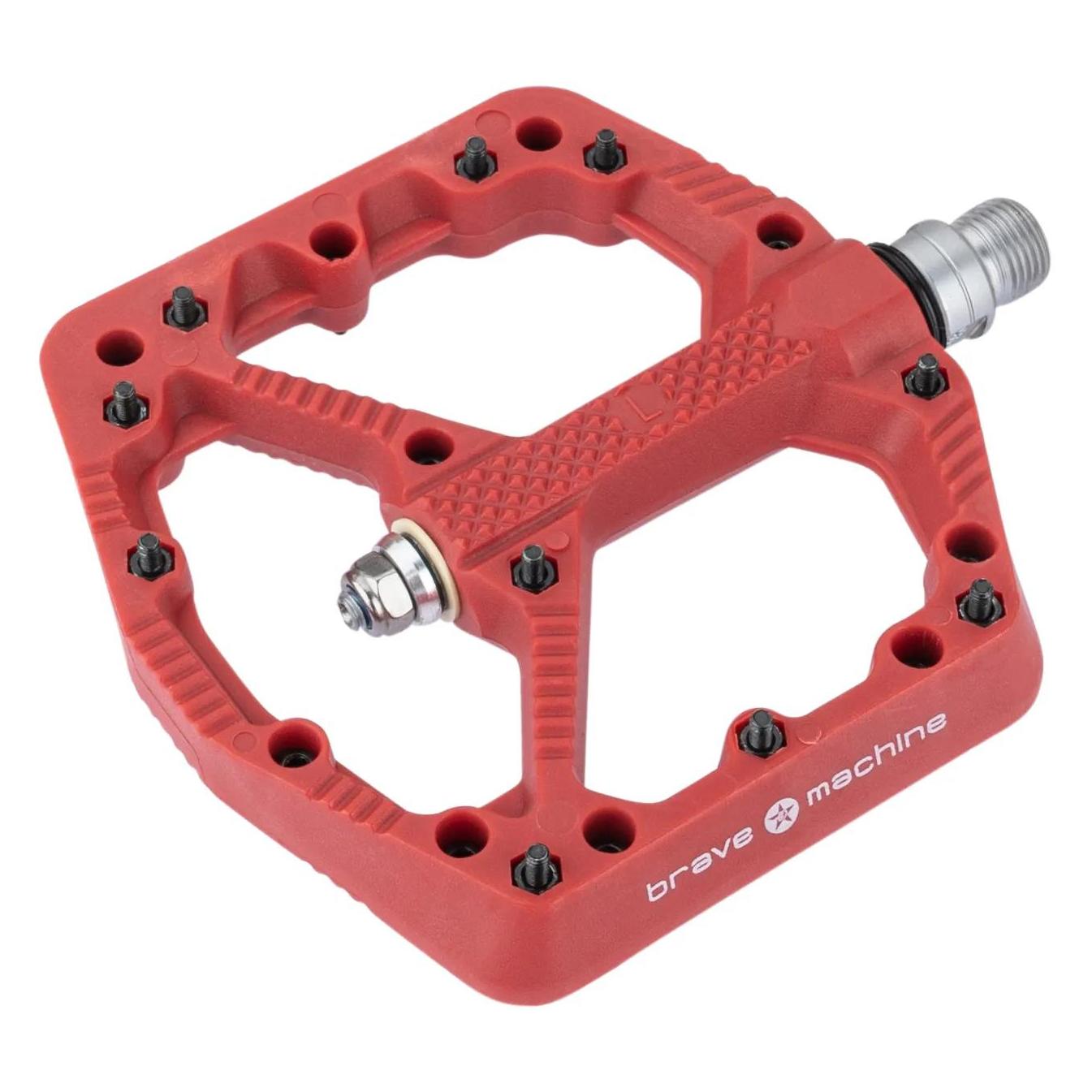 Brave Classics Brave Pedal Freeride 1 Rot Nylon Plattform (BMPD64RD)