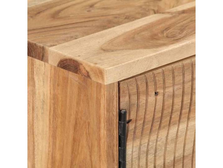 MGH - TOP Buffet de rangement - Cabinet/Commode Bois - 115x35x75 cm - Bois d'acacia massif LV559