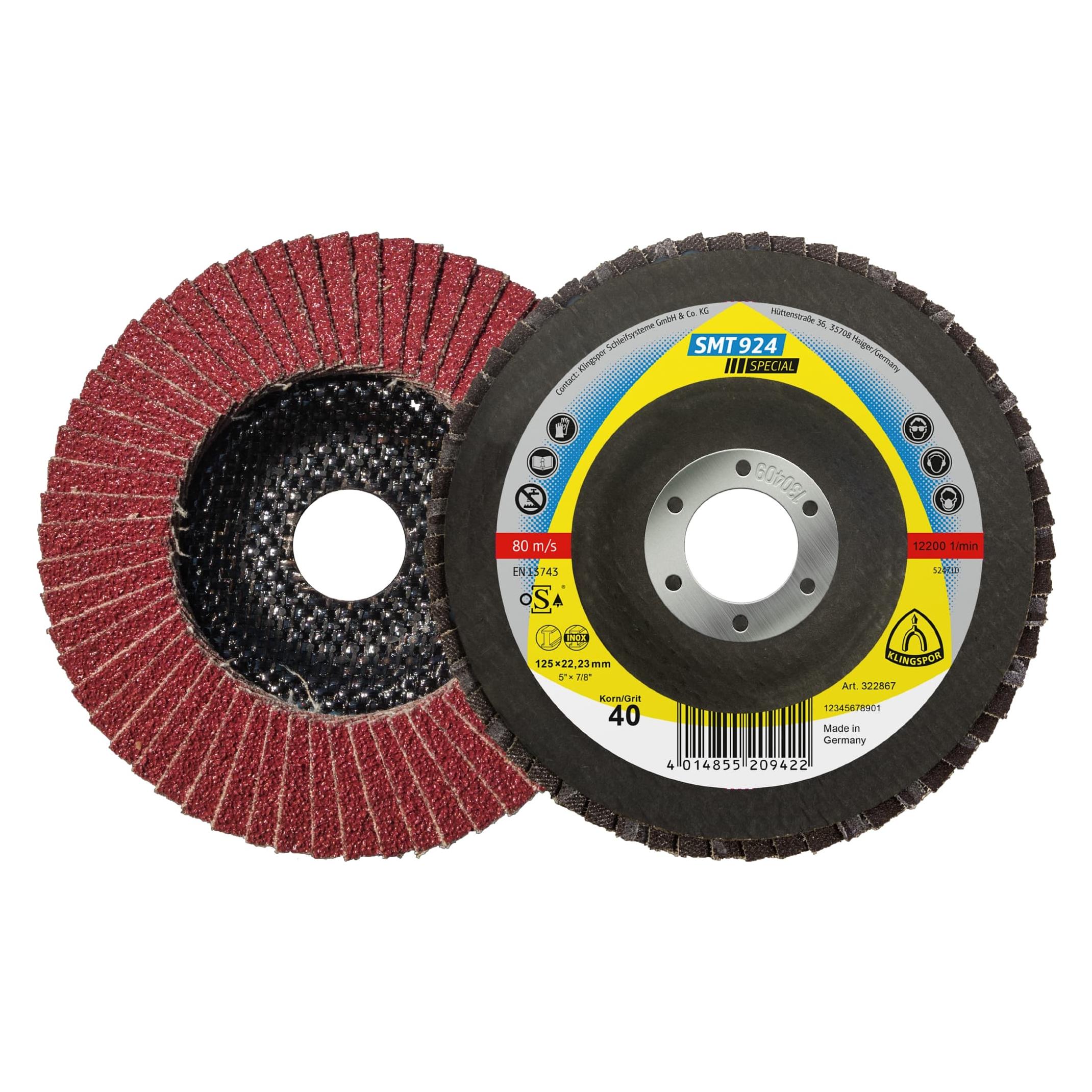 Klingspor SMT 924 Special - Schleifmopteller 115 x 22,23 mm (60) (322863)